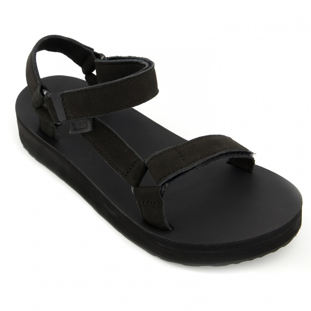 Womens Teva Midform Leather Sandals